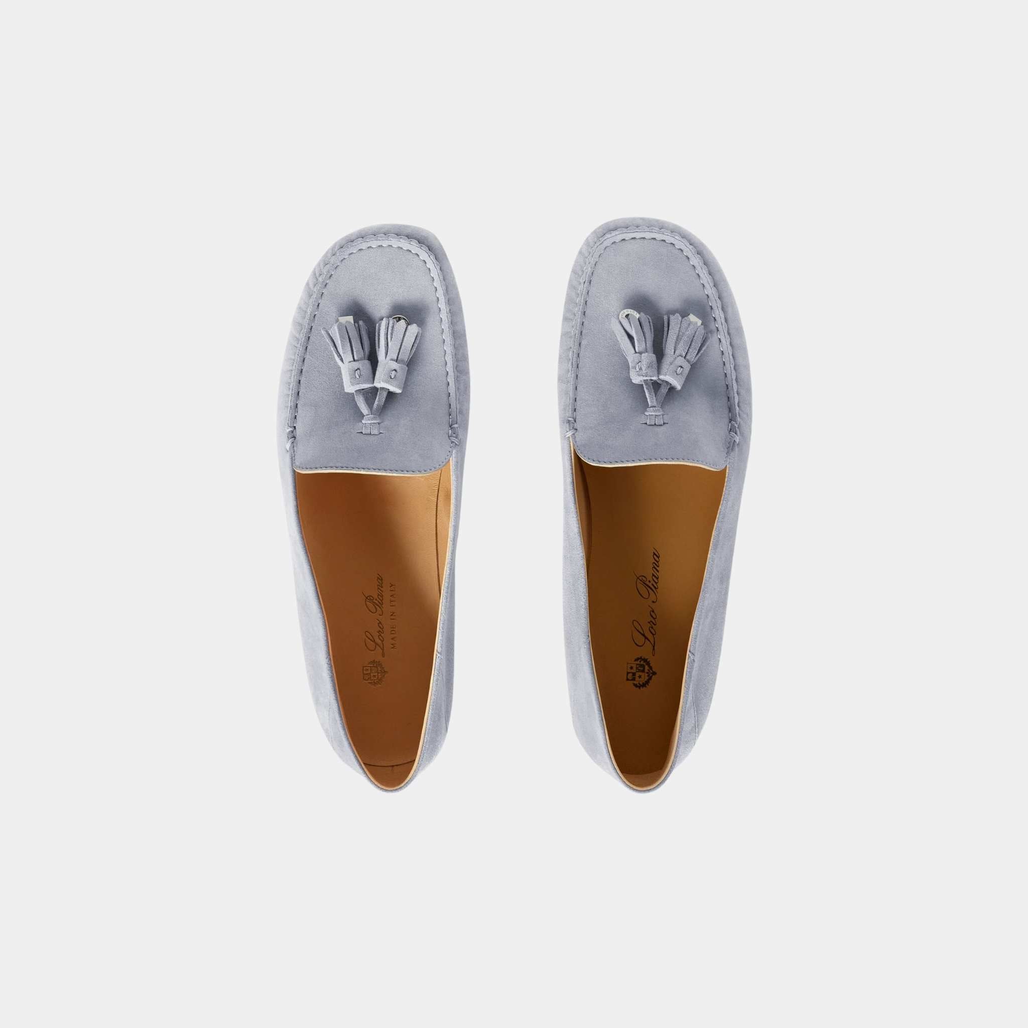 Dot Sole Walk Loafer Suede Goatskin