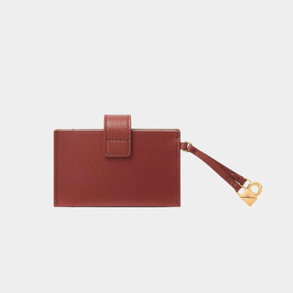 Extra Cardholder Calfskin With Snap Button Closure