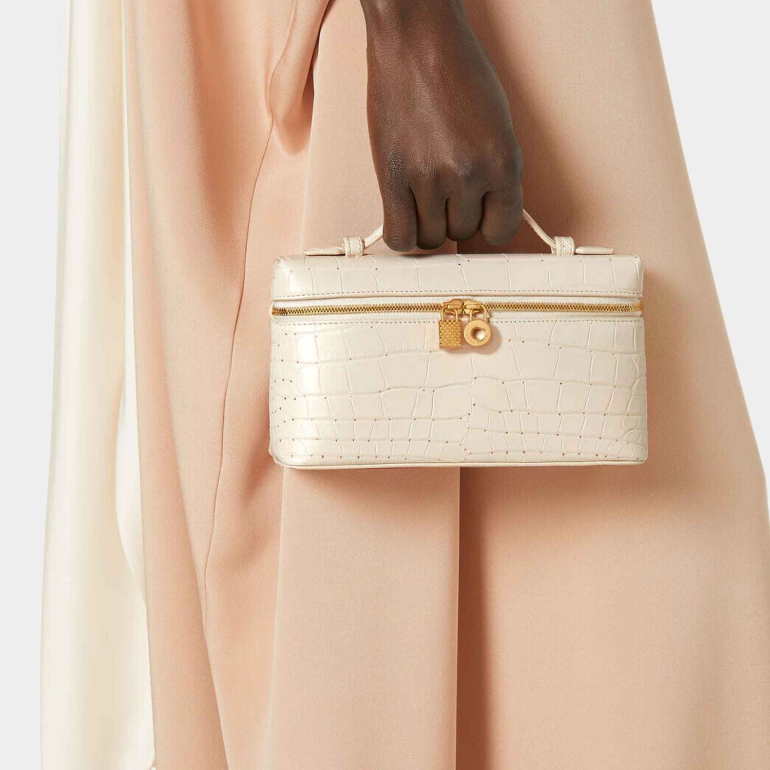 Extra Pocket L19 Alligator Leather With Golden Dots