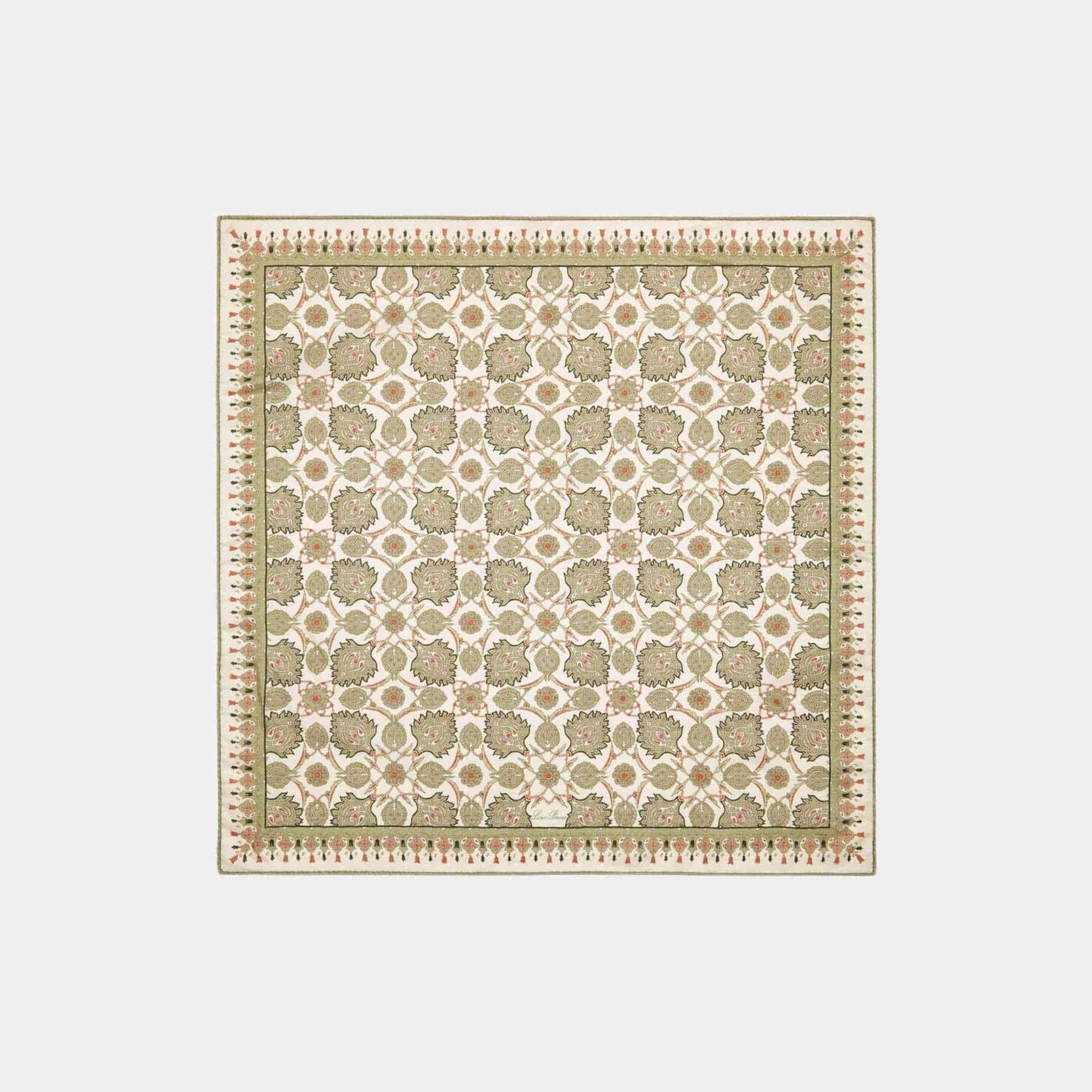 Flower Echoes Foulard Silk