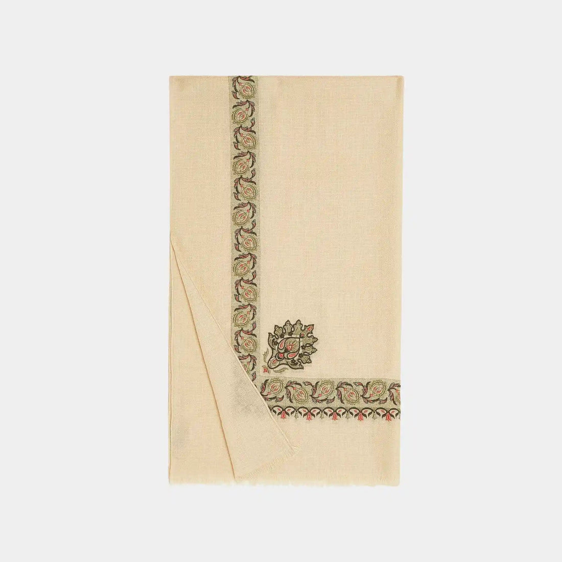 Flower Echoes Stole Silk Cashmere