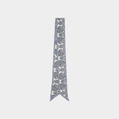 Flower Echoes Tie Band Silk