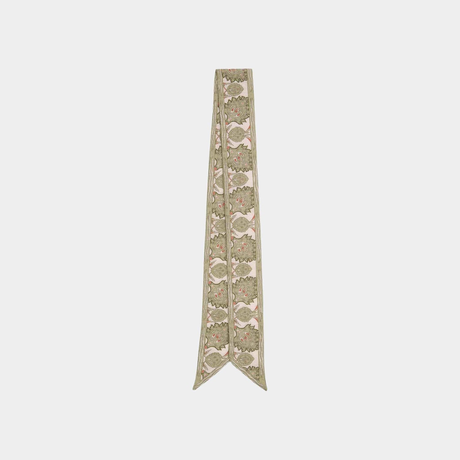 Flower Echoes Tie Band Silk
