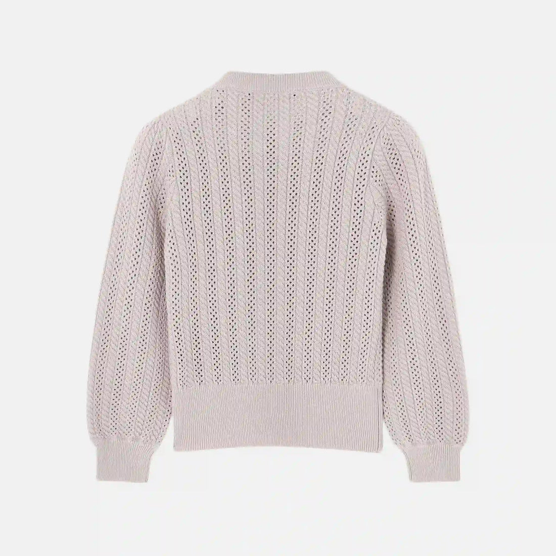 Kids Cherie Cardigan in Virgin Wool Silk Cashmere