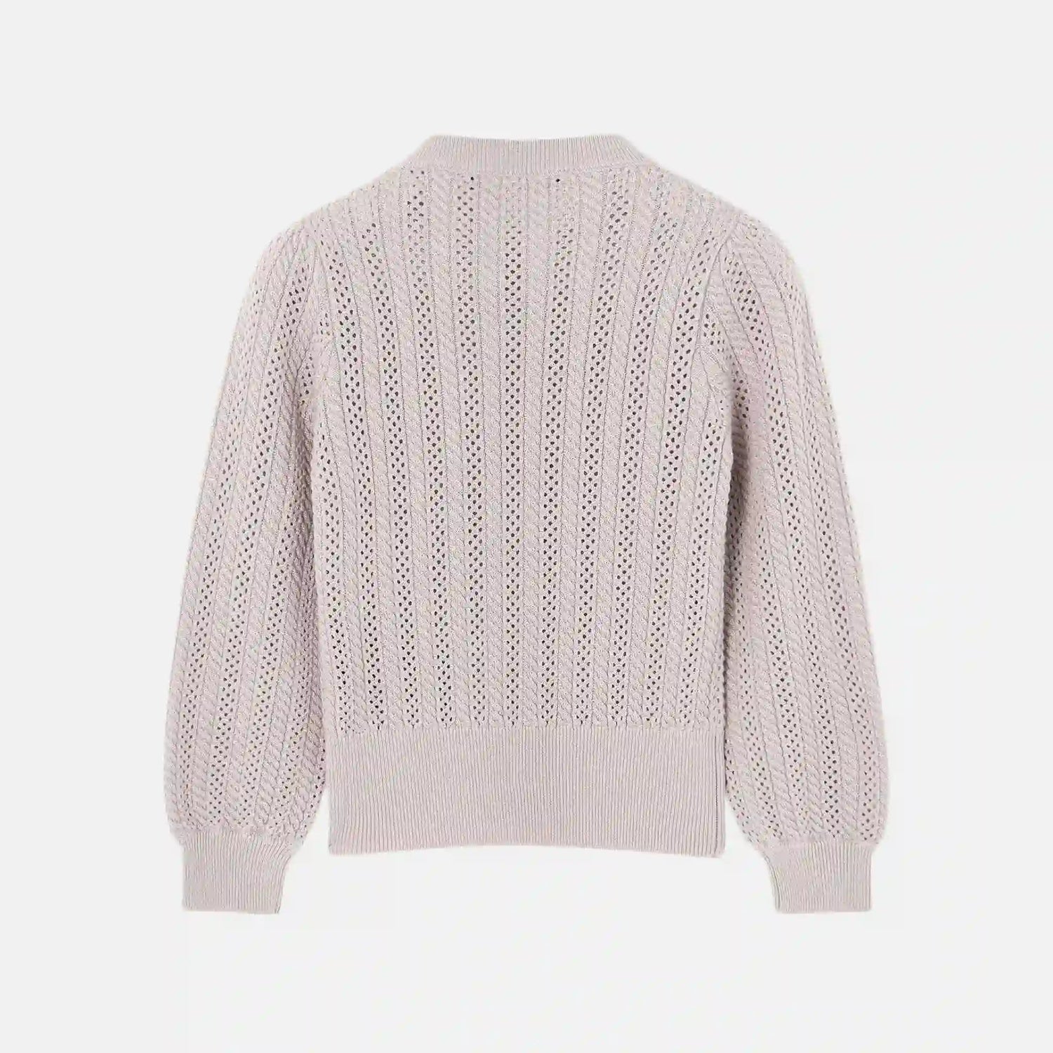 Kids Cherie Cardigan in Virgin Wool Silk Cashmere