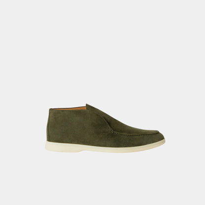 Open Walk Ankle Boots Suede