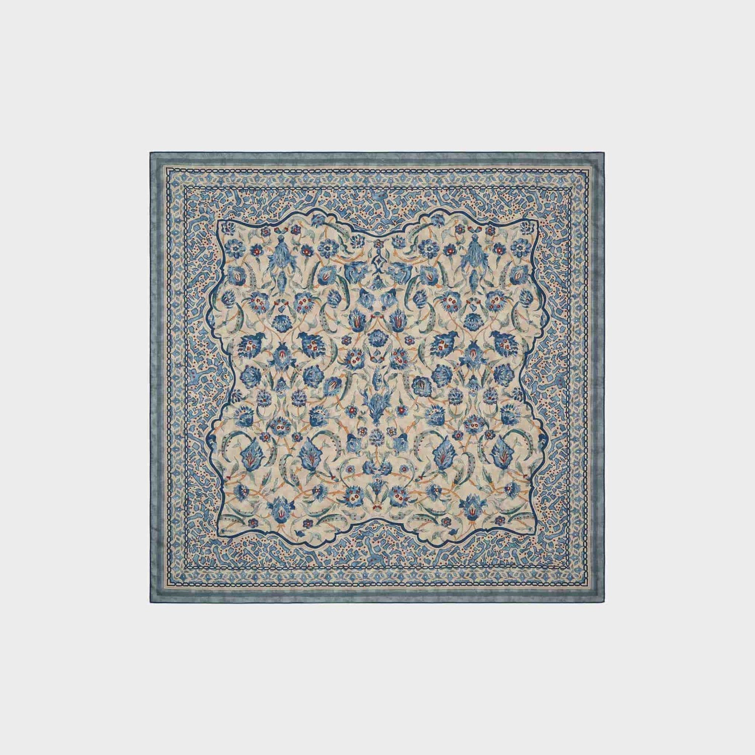 Ottoman Garden Shawl Silk