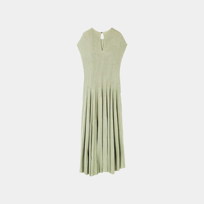 Pleated Dress Silk