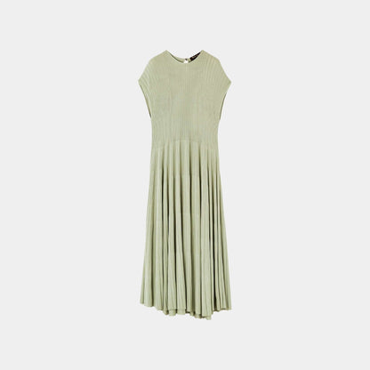 Pleated Dress Silk