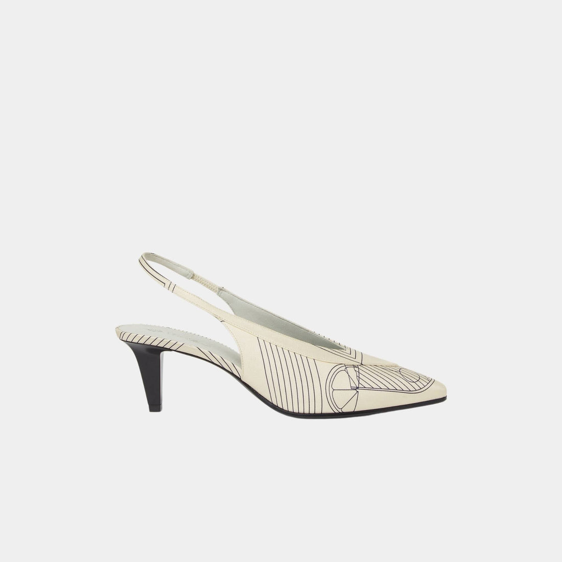 Rebecca Slingback With Silk Twill Upper