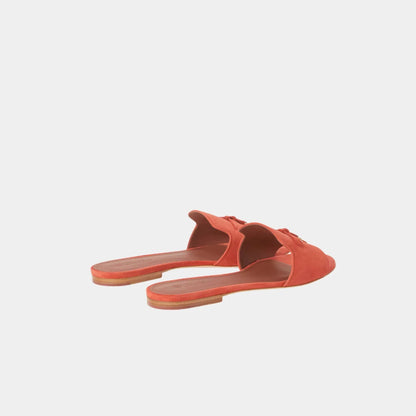 Summer Charms Flat Sandal Suede Goatskin