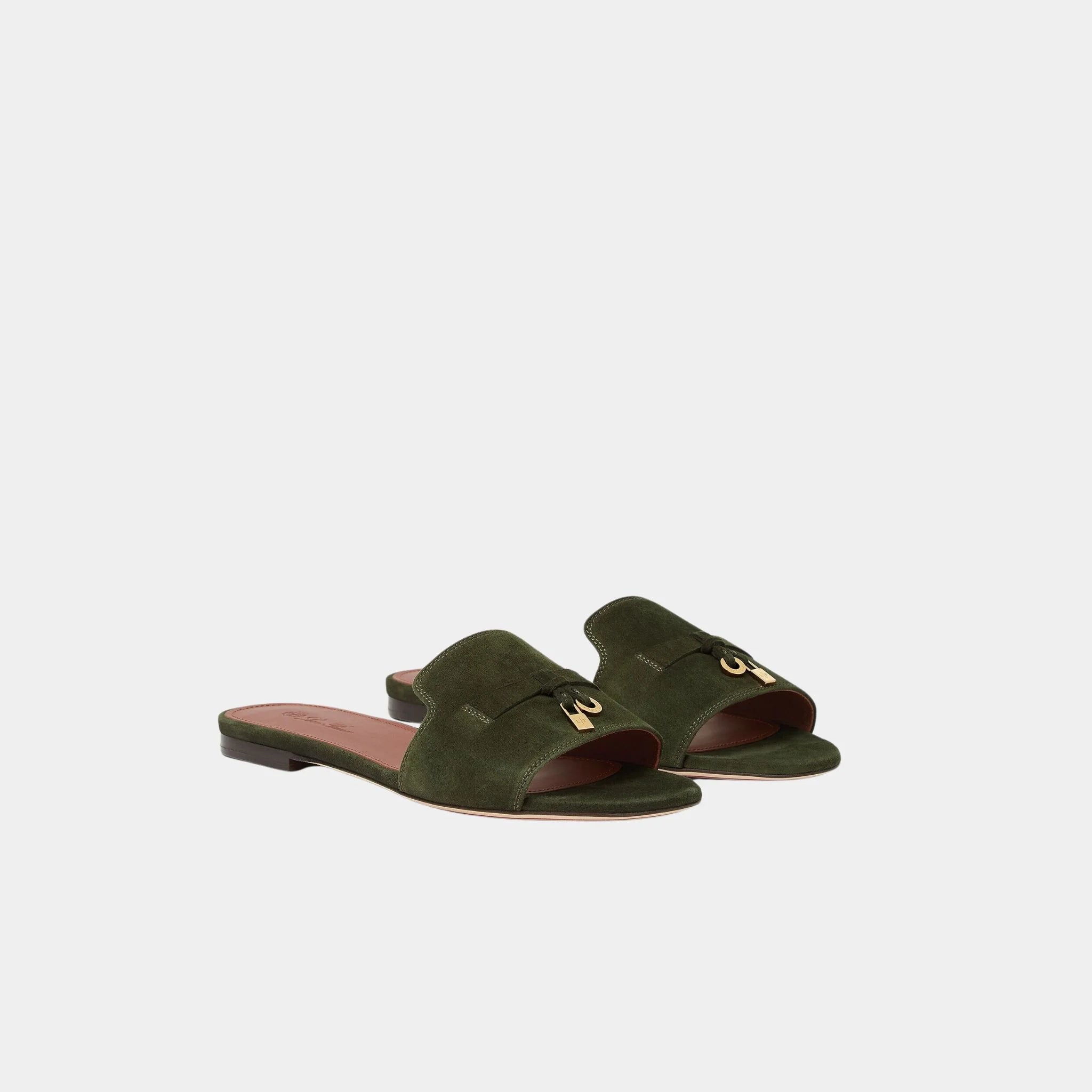 Summer Charms Flat Sandal Suede Goatskin