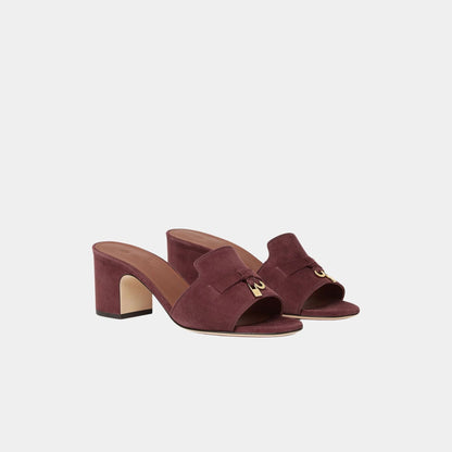 Summer Charms Heel Sandal Suede Goatskin