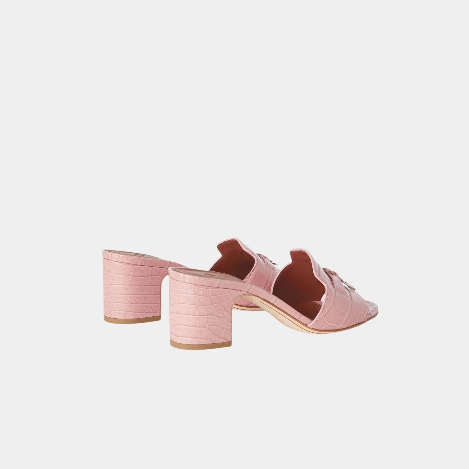 Summer Charms Heeled Sandal in Alligator Leather