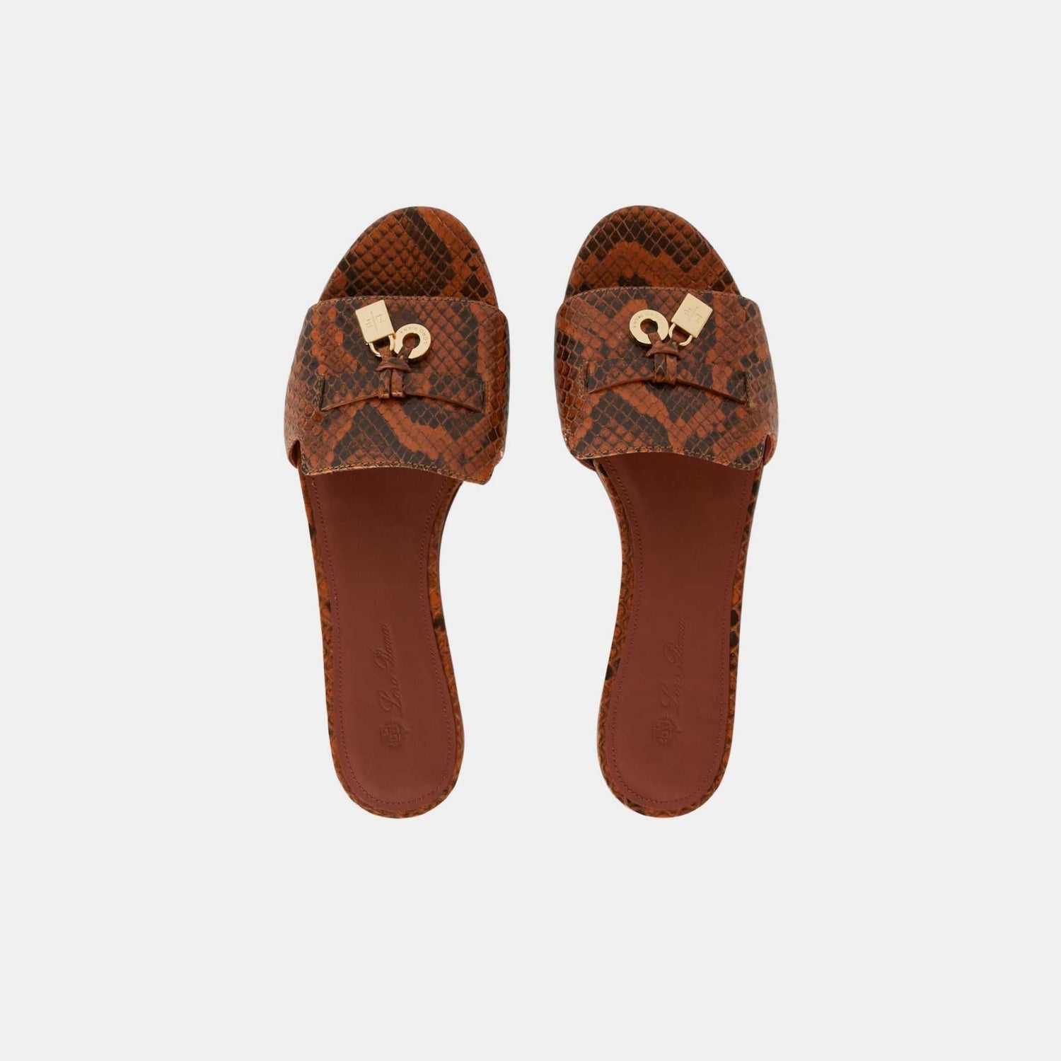 Summer Charms Sandal Matte Python Leather