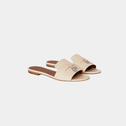 Summer Charms Sandal Python Leather