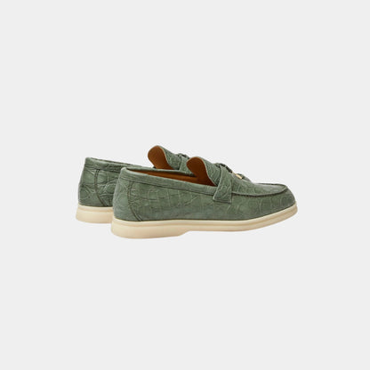 Summer Charms Walk Loafer in Caiman Leather