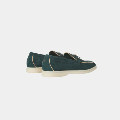 Summer Charms Walk Loafers In Suede Goatskin
