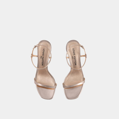 6AM Sandal Metallic Calf Leather