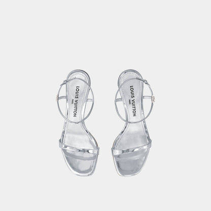 6AM Sandal Metallic Calf Leather