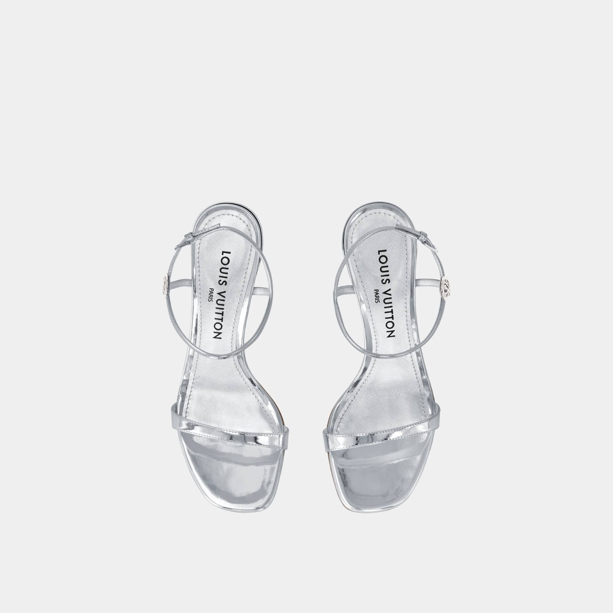 6AM Sandal Metallic Calf Leather