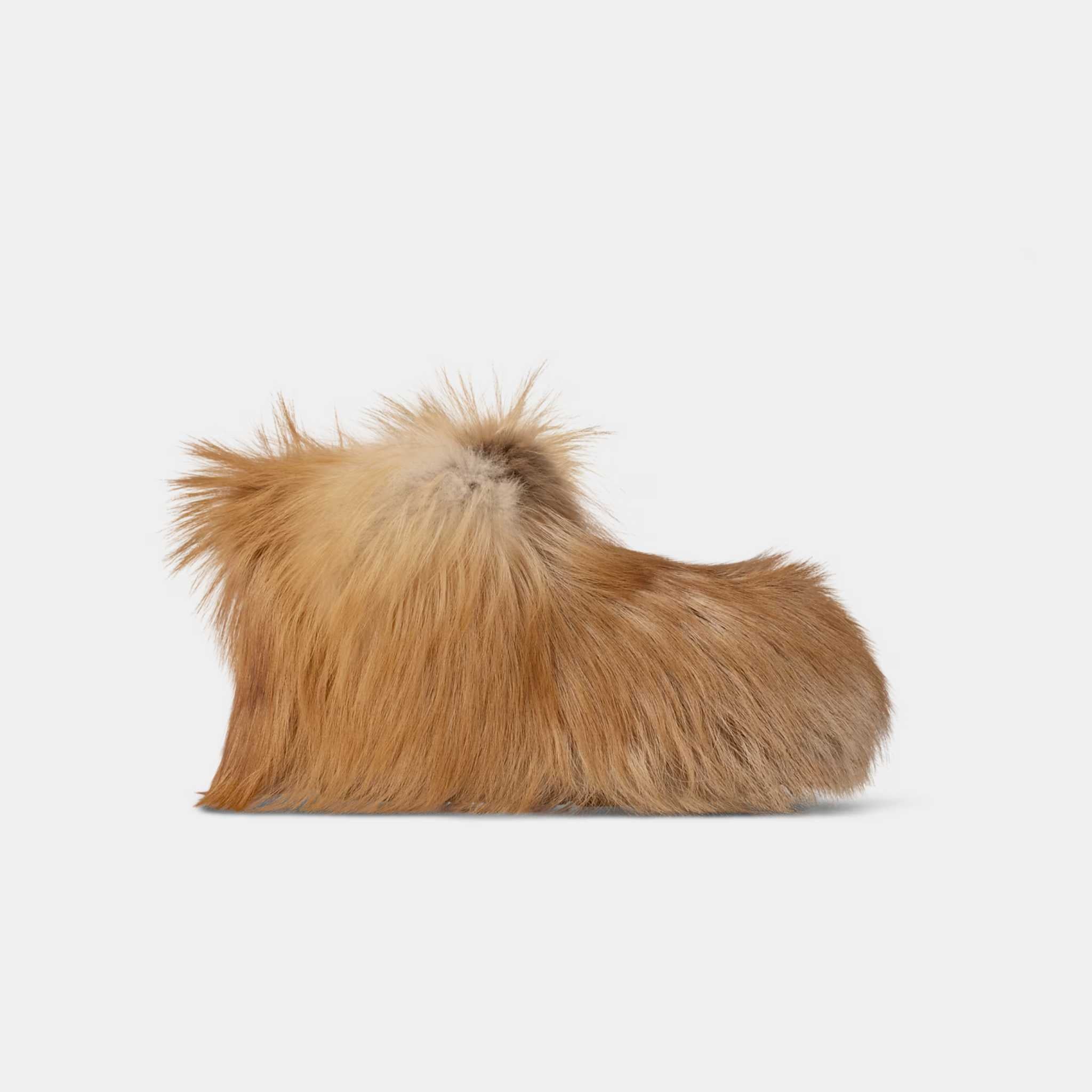 LV Footprint Low Boot Fox Fur