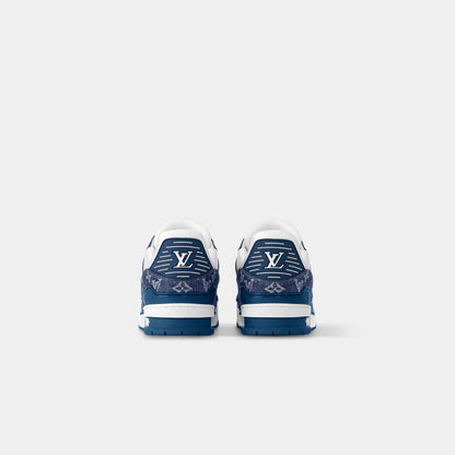 LV Trainers Monogram Denim and Monogram Calf Leather