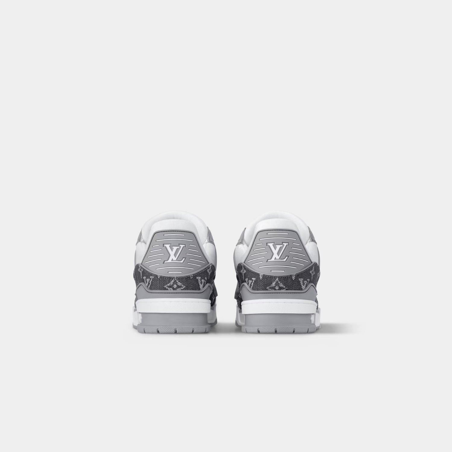 LV Trainers Monogram Denim and Monogram Calf Leather