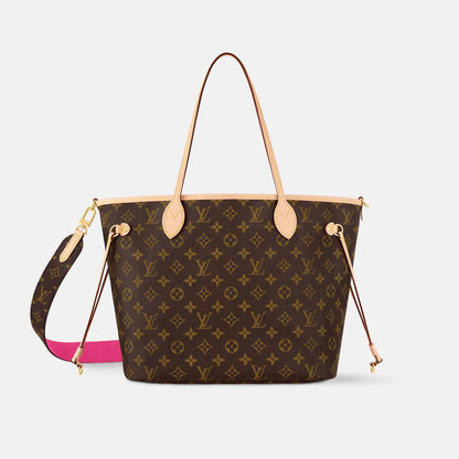 Louis Vuitton Neverfull Bandoulière Monogram Inside Out MM Handbag