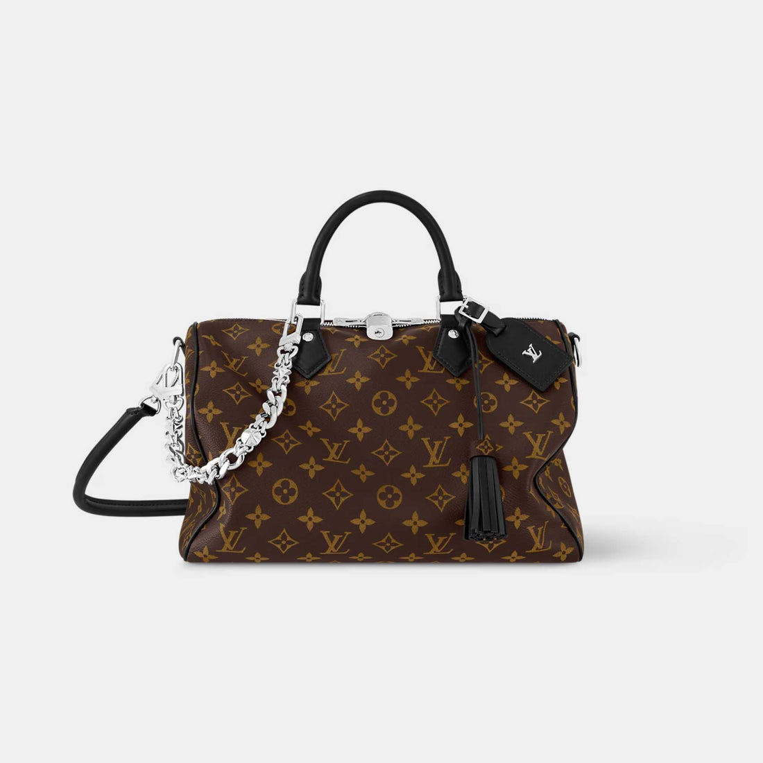 Speedy Soft 30 Dark Monogram Canvas