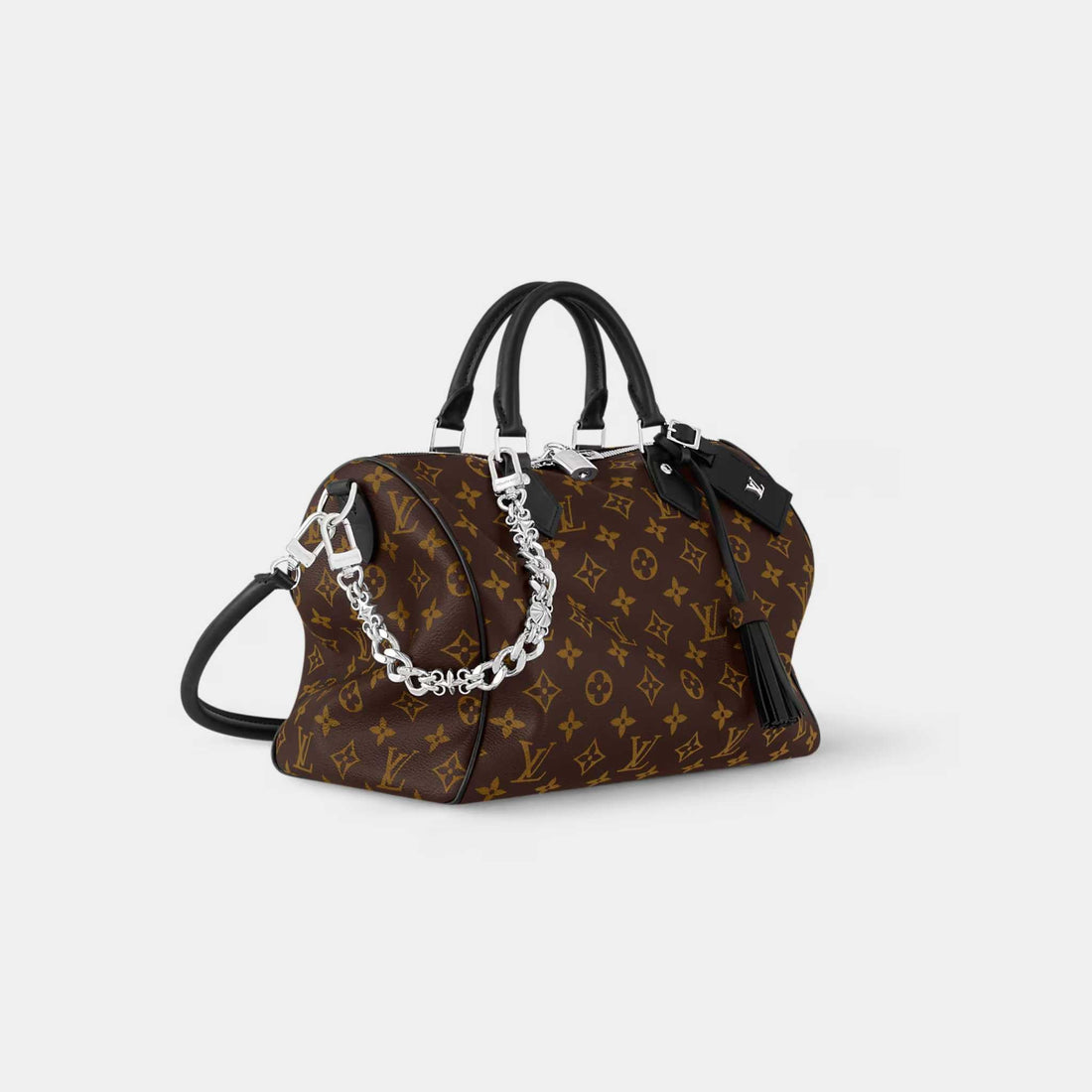 Speedy Soft 30 Dark Monogram Canvas