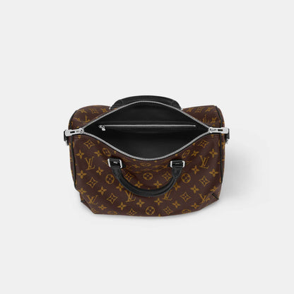 Speedy Soft 30 Dark Monogram Canvas