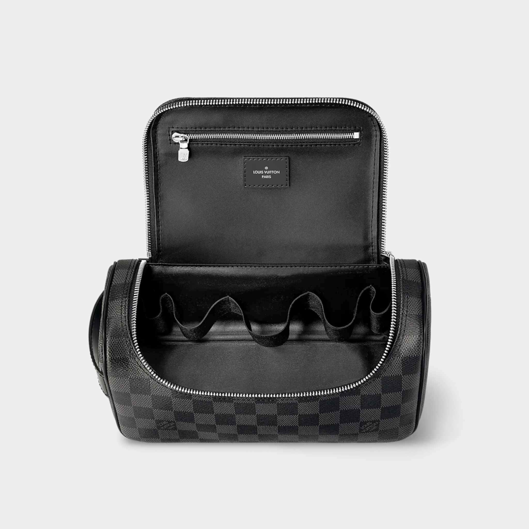 Toiletry Pouch Damier Graphite Canvas
