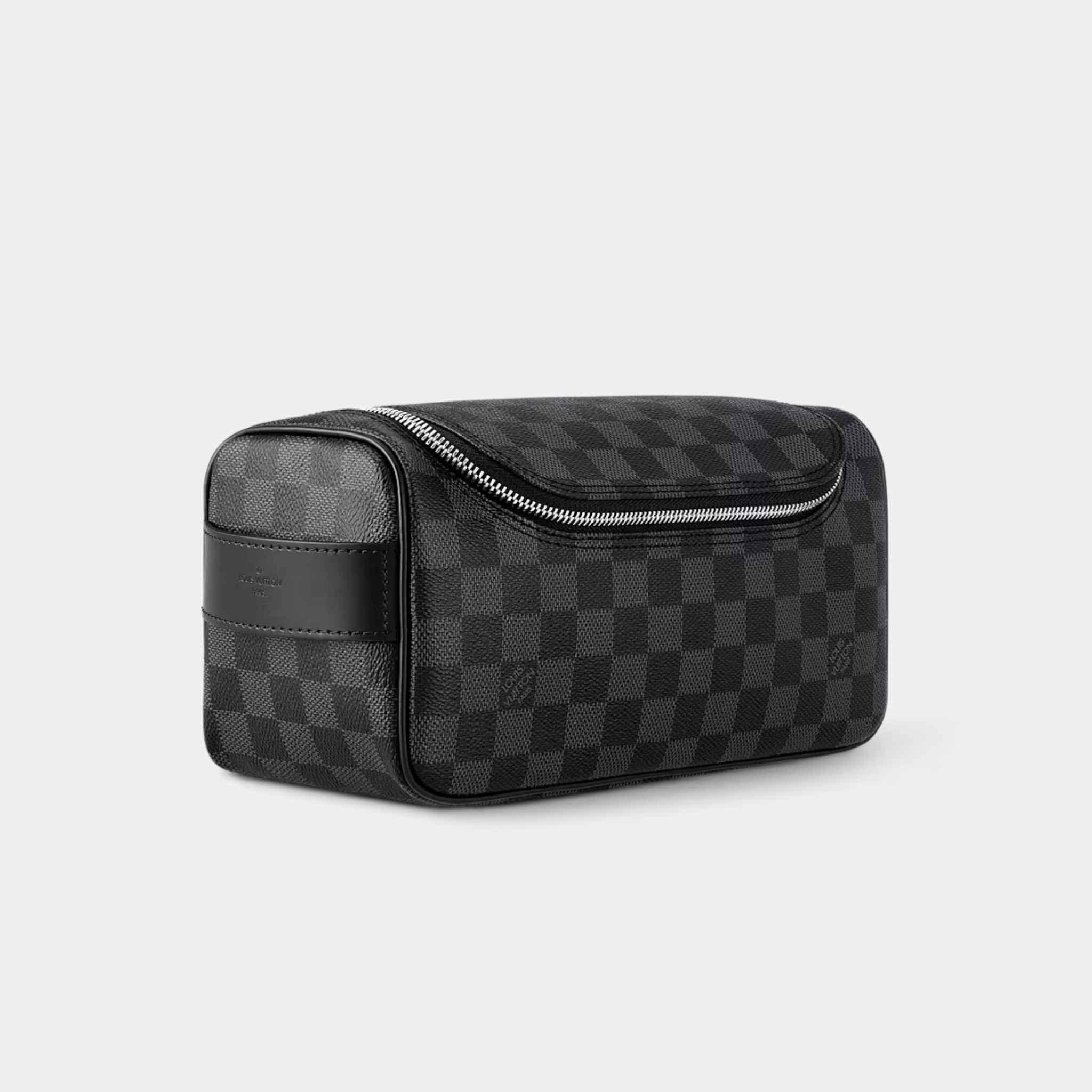 Toiletry Pouch Damier Graphite Canvas