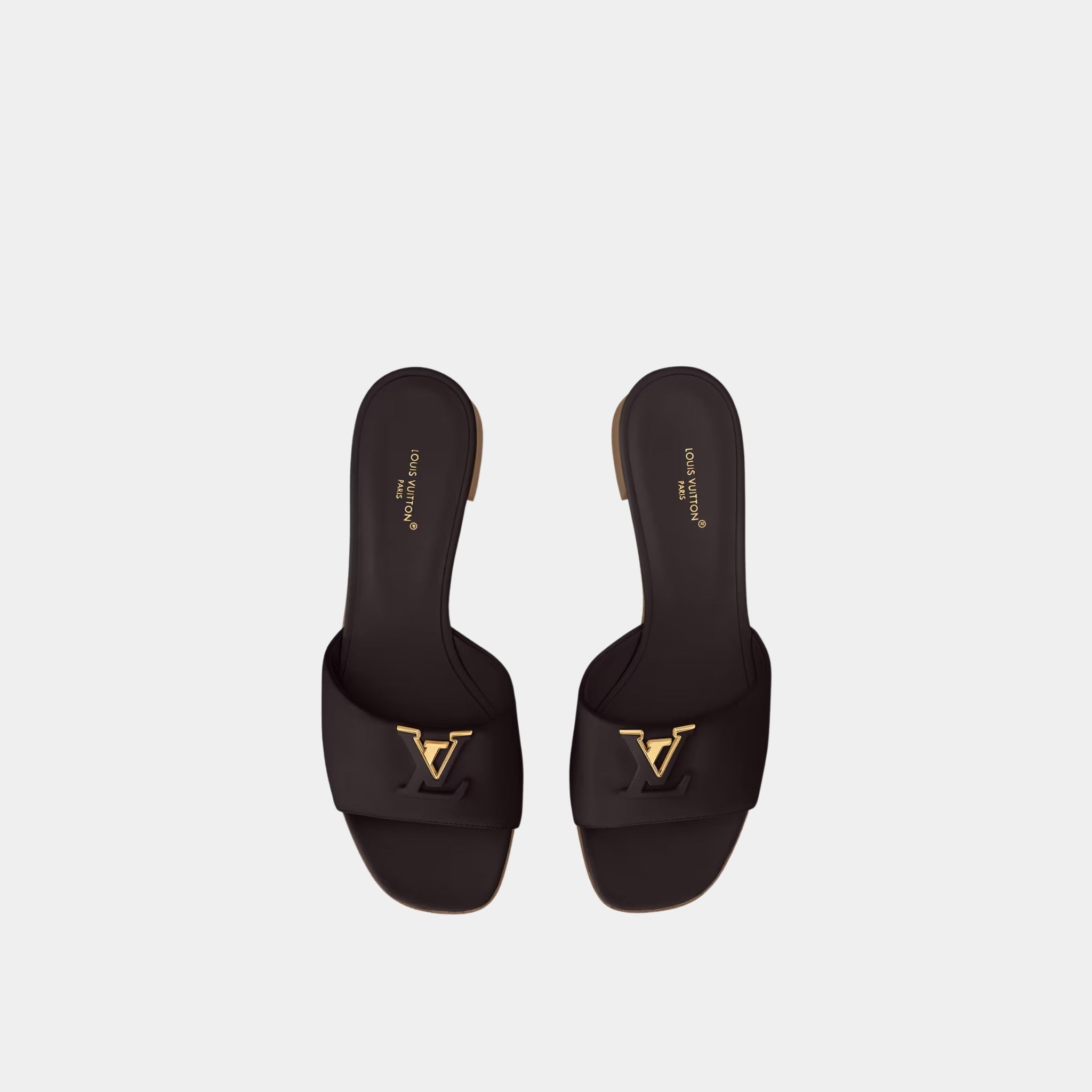 LV Capri Mule Plain Calf Leather