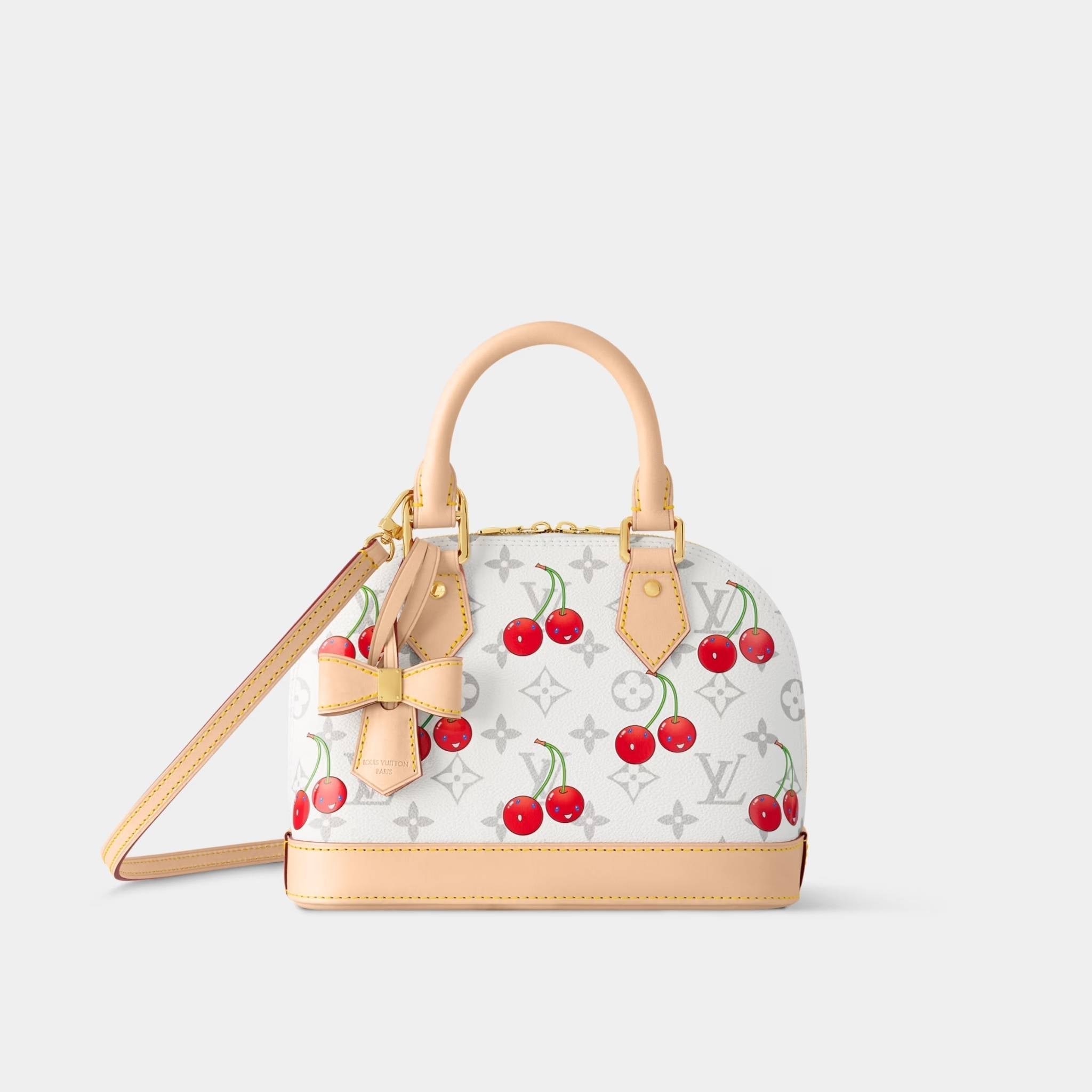 LV x TM Alma BB Bag Colorful Cherry Motif