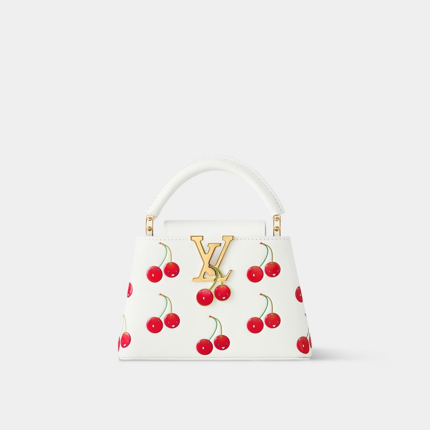 LV x TM Capucines Mini Bag Cherries Embossed