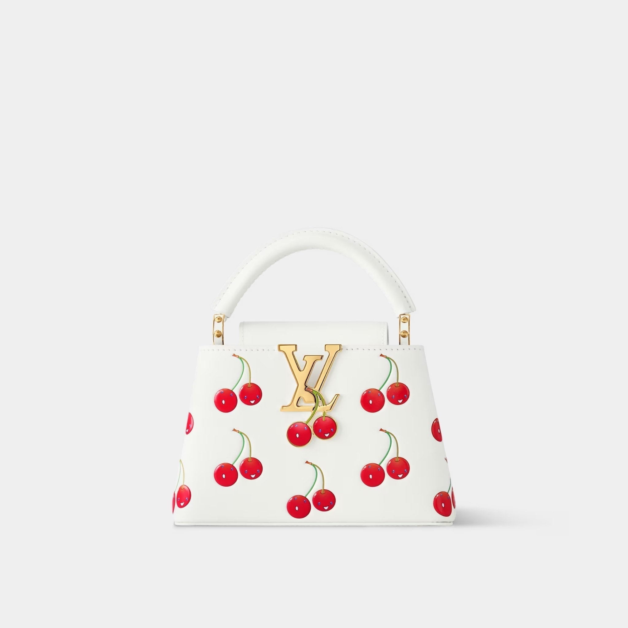 LV x TM Capucines Mini Bag Cherries Embossed
