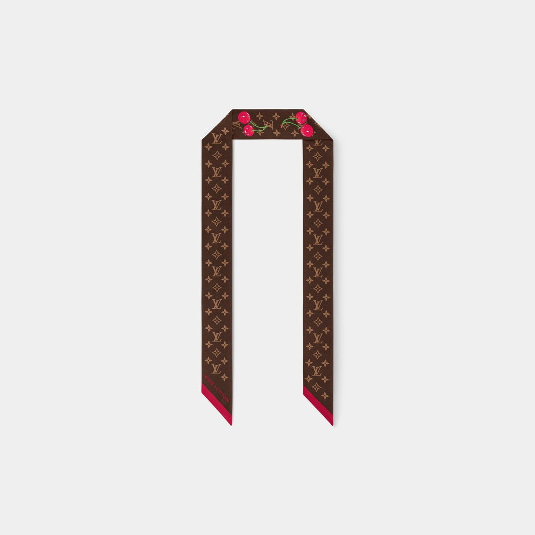 LV x TM Cherry Brown Monogram Headband
