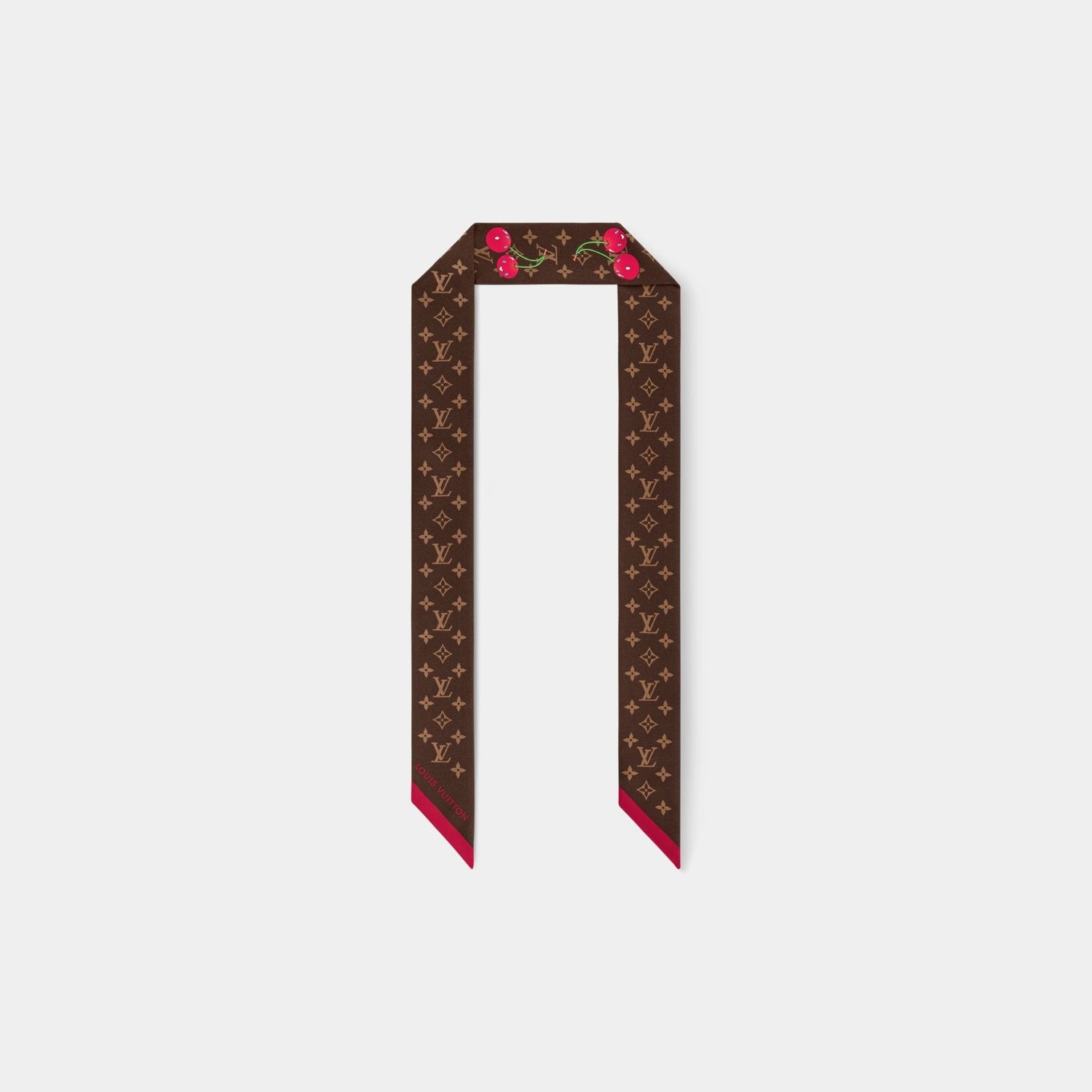 LV x TM Cherry Brown Monogram Headband