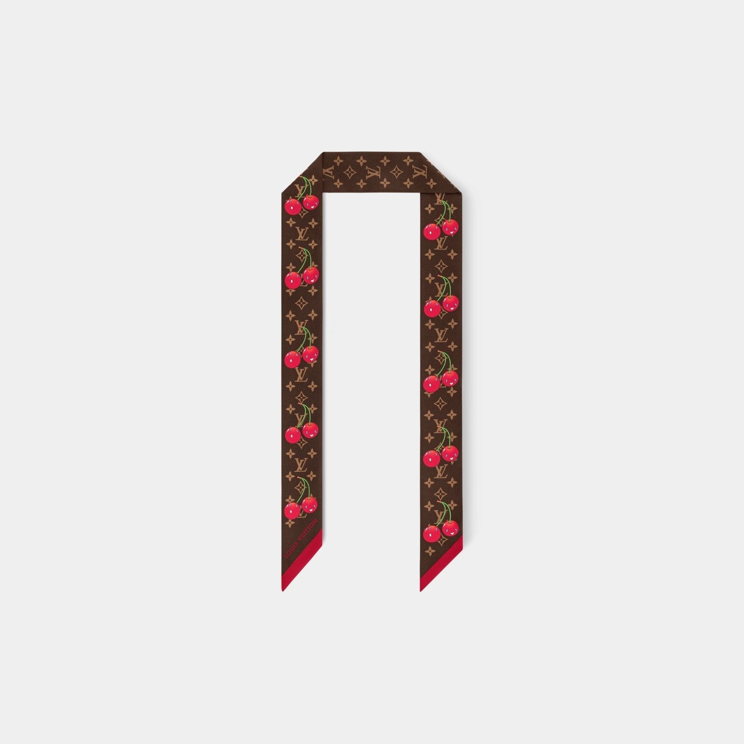 LV x TM Cherry Brown Monogram Headband