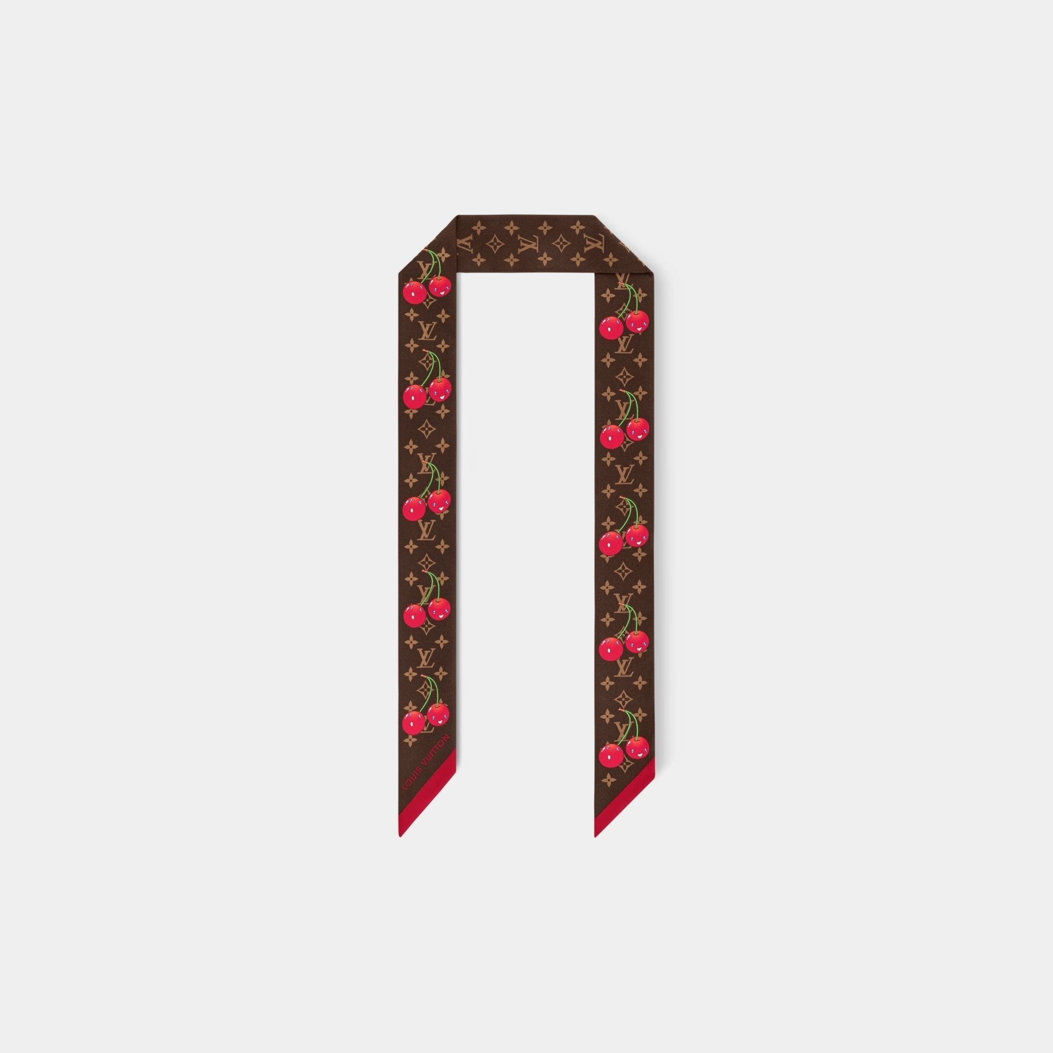 LV x TM Cherry Brown Monogram Headband