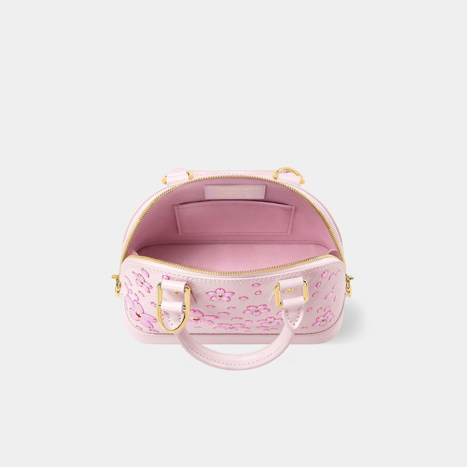LV x TM Alma BB Cherry Blossom Motif Handbag