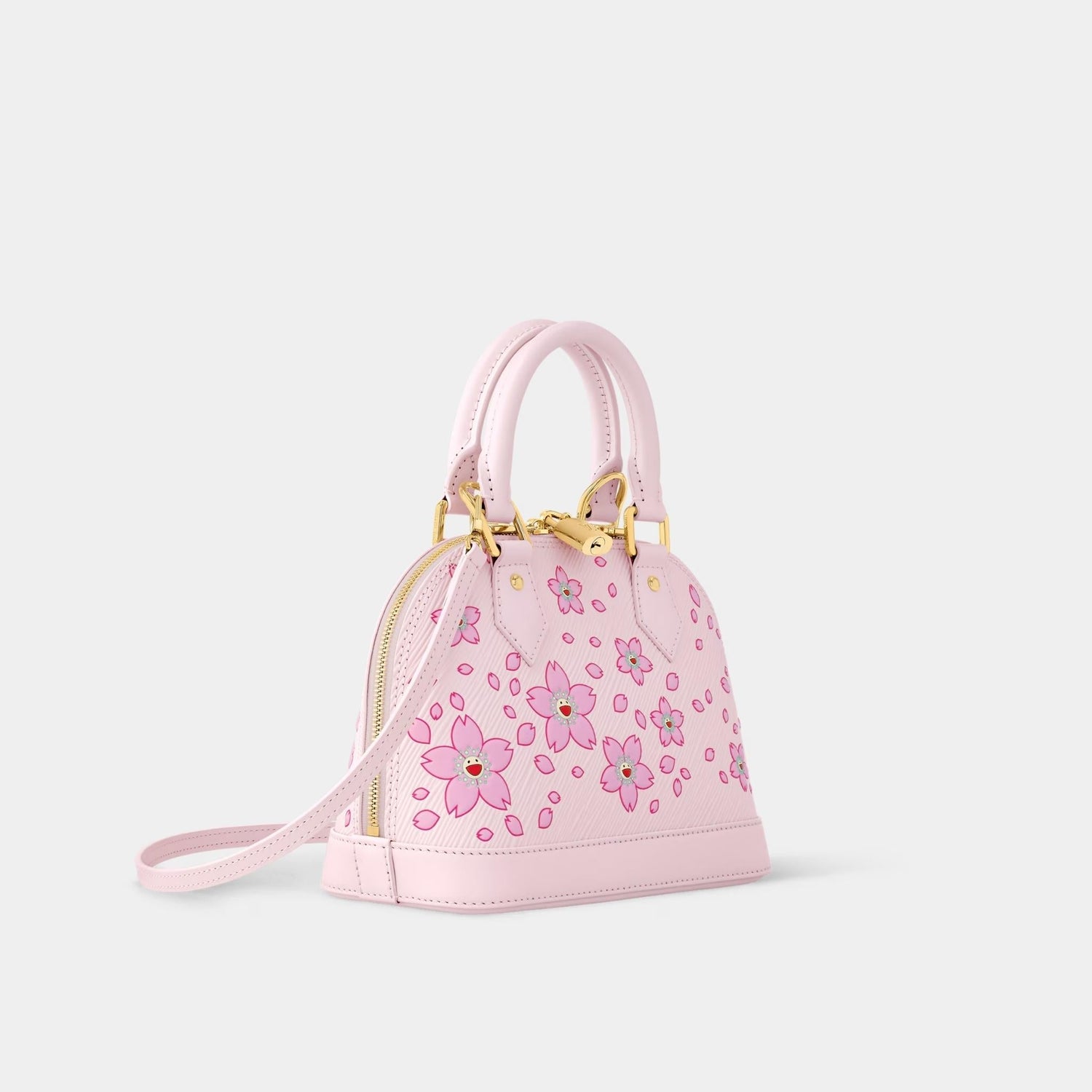 LV x TM Alma BB Cherry Blossom Motif Handbag
