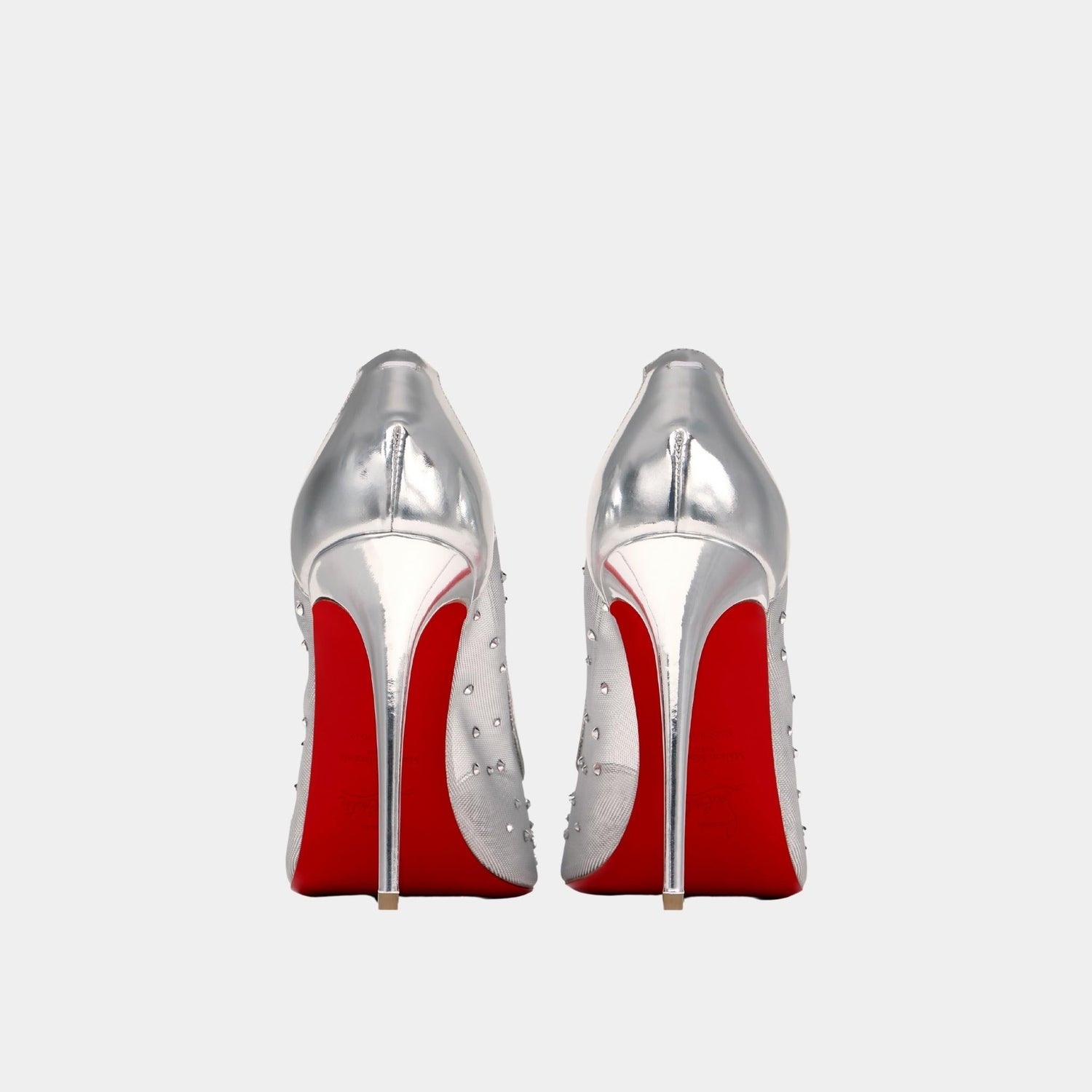 Bridiela Una Strass Pump Mesh with Calf Leather
