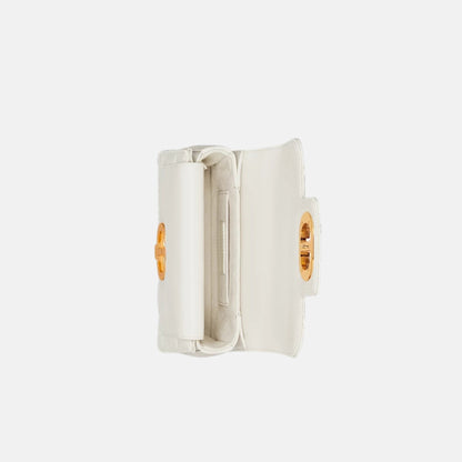 Mini Dior Jolie Top Handle Bag In Cannage Calfskin