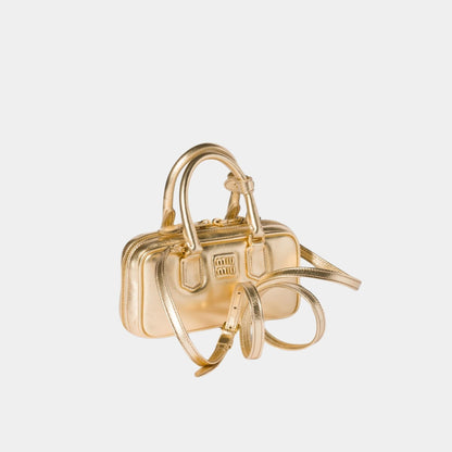 Arcadie Laminated Nappa Leather Mini Bag