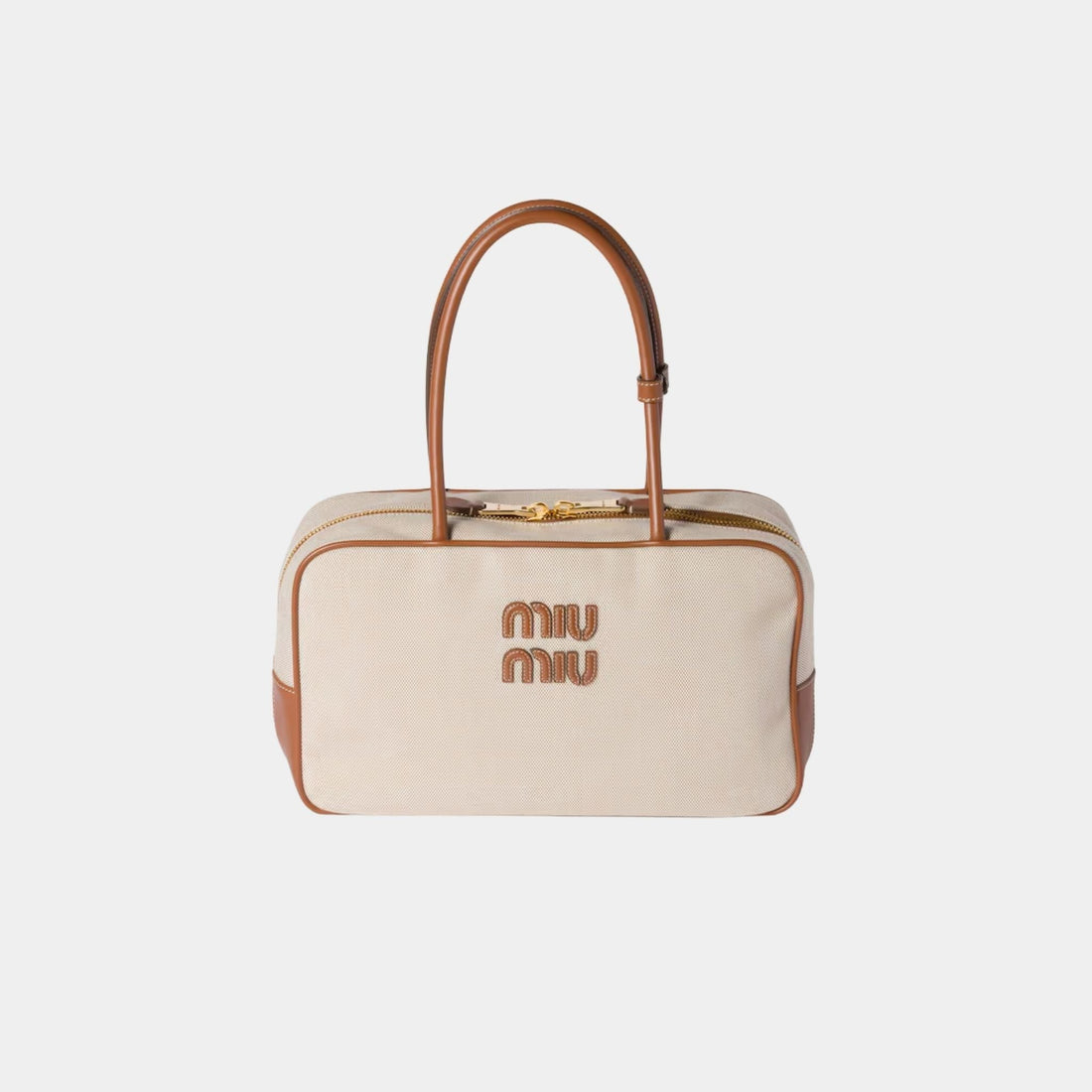 Beau Canvas and Leather Large Bag