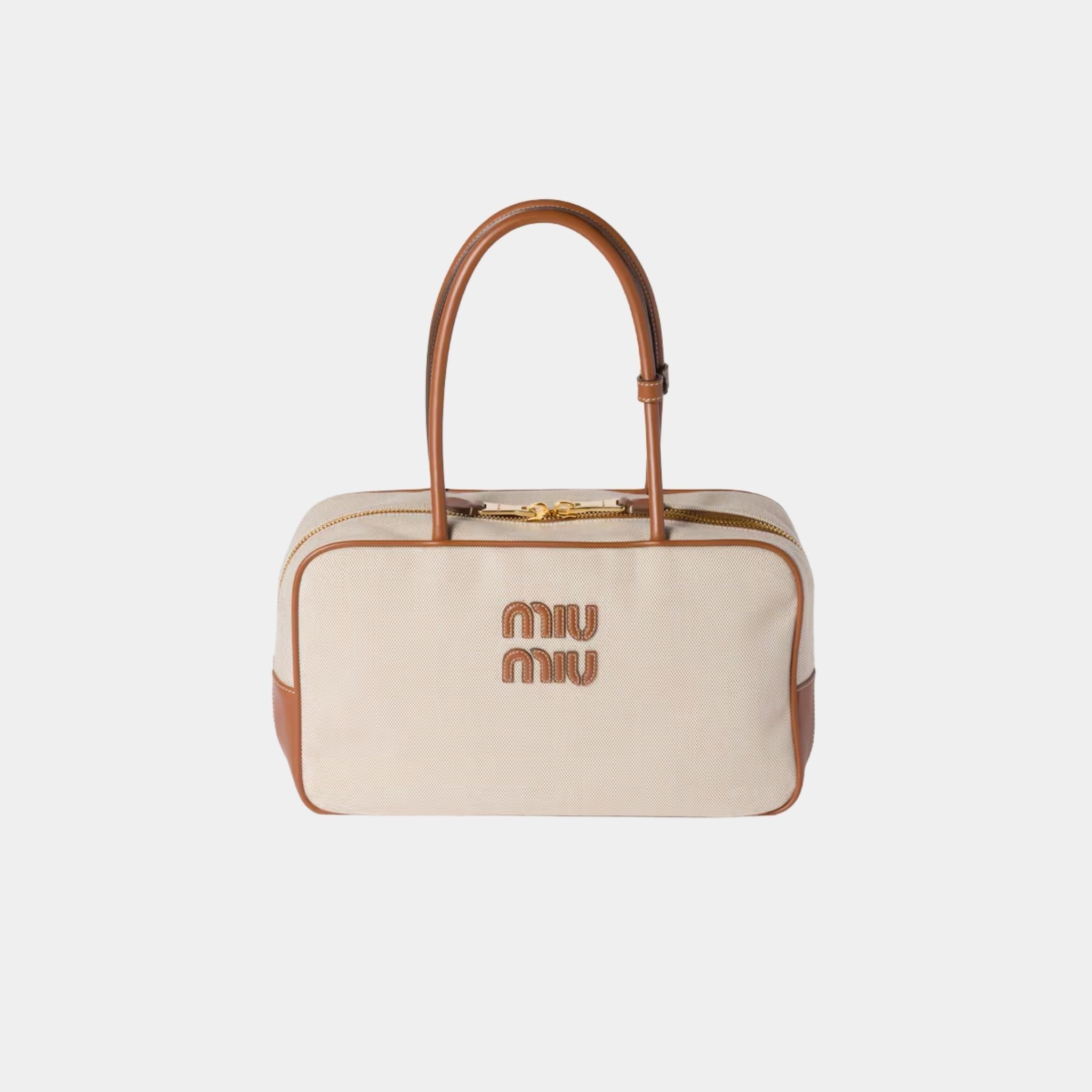 Beau Canvas and Leather Large Bag