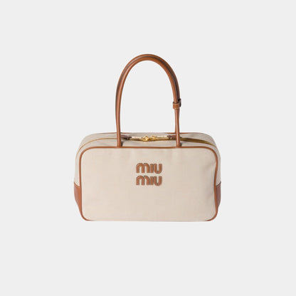 Beau Canvas and Leather Large Bag